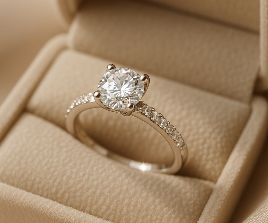 Kodėl jaunimas renkasi modernius sužadėtuvių žiedus su lab-grown deimantais?